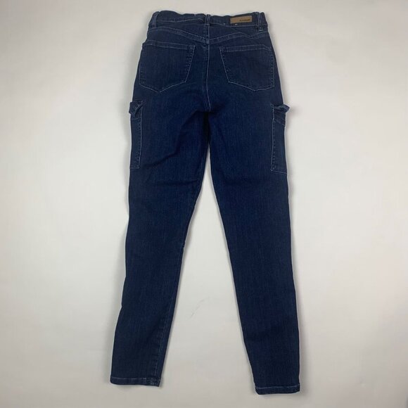 Garage Women's High Rise Cargo Jeans Size Juniors 1 Skinny - Picture 5 of 9
